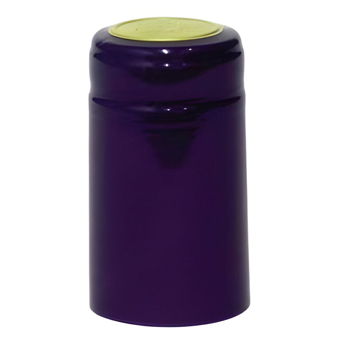 Glossy Purple Winemaking Shrink Caps