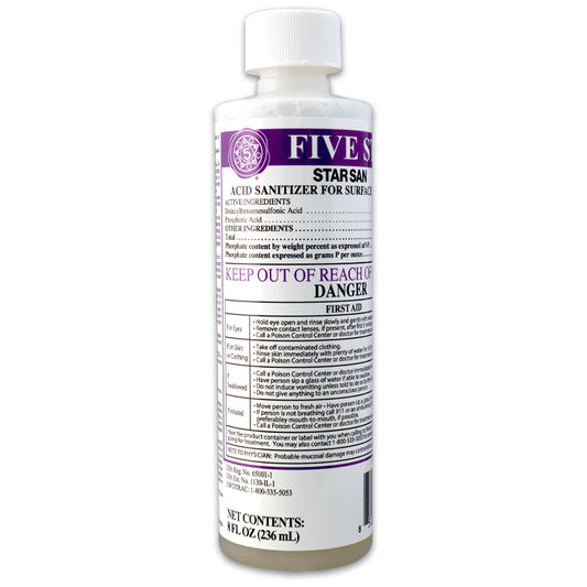 Star San No-Rinse Sanitizer – High Foaming Brewing & Winemaking Sanitizer (8 oz)