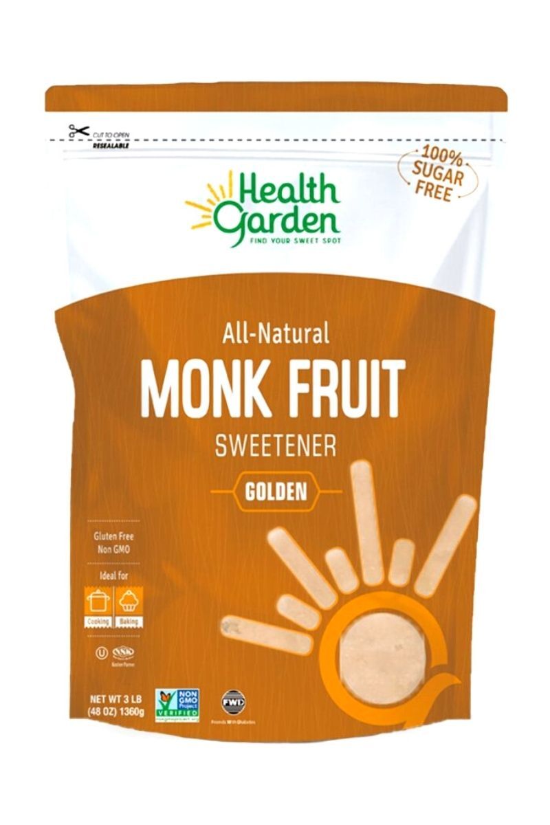 Organic Golden Monk Fruit Sweetener with Erythritol – 3LB