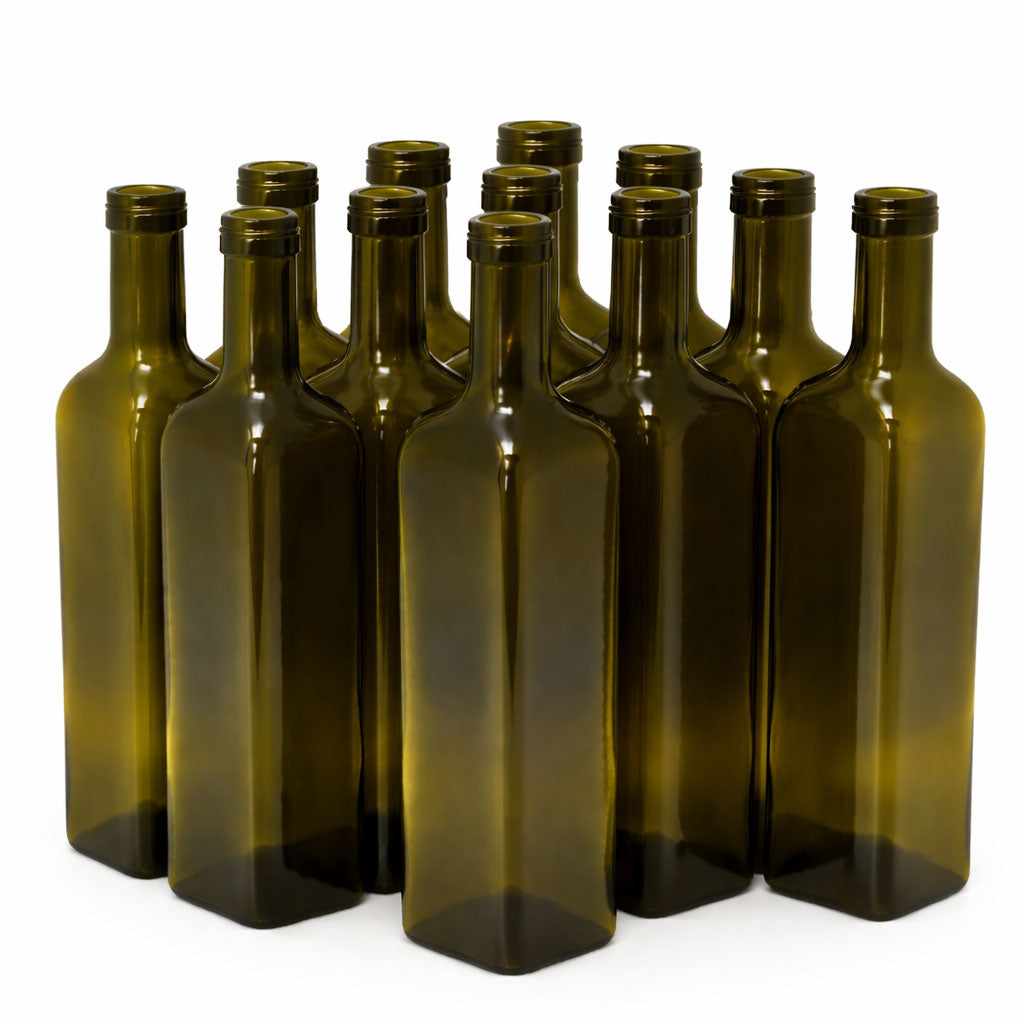 Olive Bottles Pack of 12