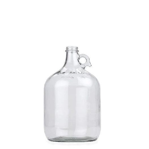 One Gallon Clear Glass Jug Fermenter