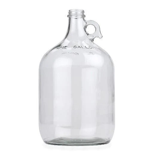 One Gallon Clear Glass Jug Fermenter