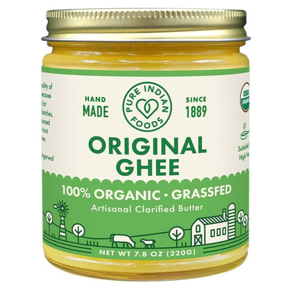 Original Ghee, Grassfed and Certified Organic 7.8oz