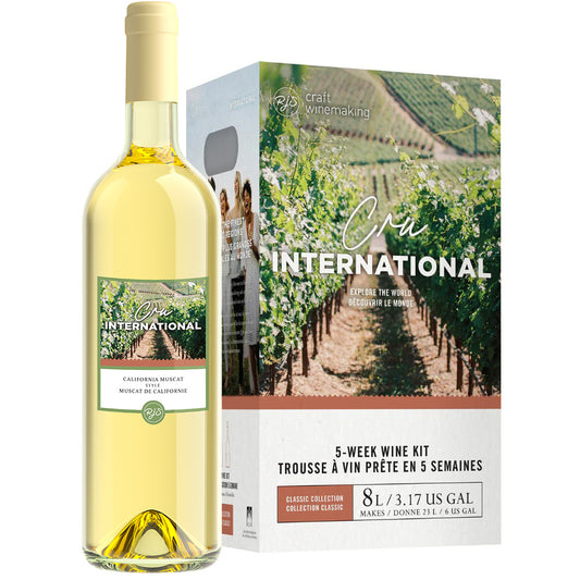 RJS Cru International Series Wine Kit – California Muscat