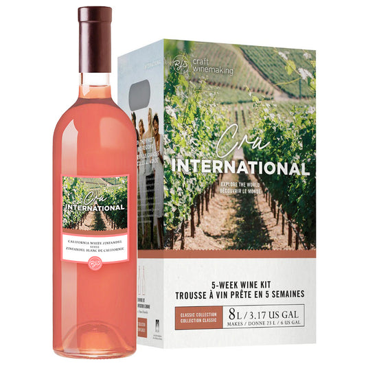 RJS Cru International Series Wine Kit – California White Zinfandel