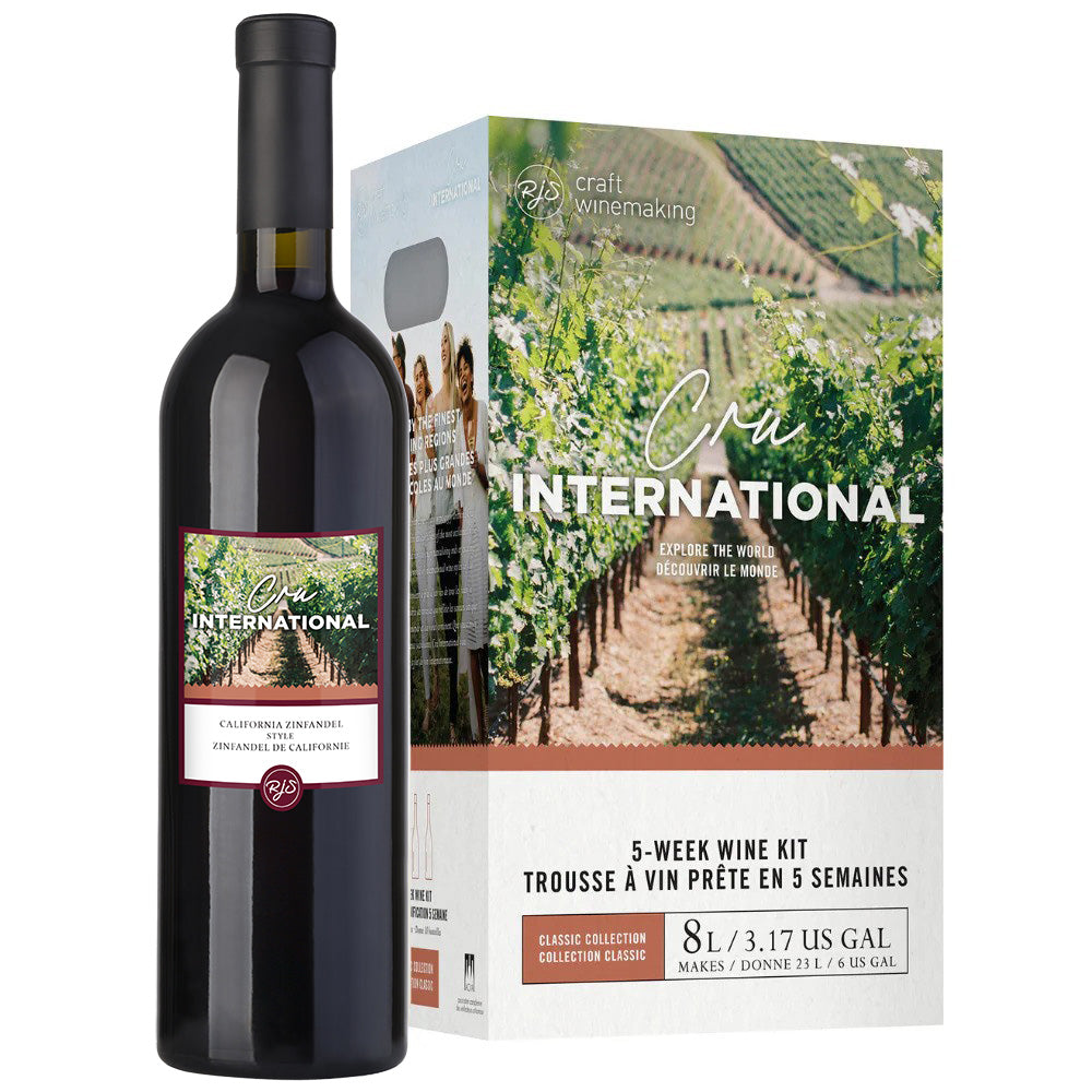 RJS Cru International Wine Kits – 5 Week Wine Making Kits – V&A CRAFT