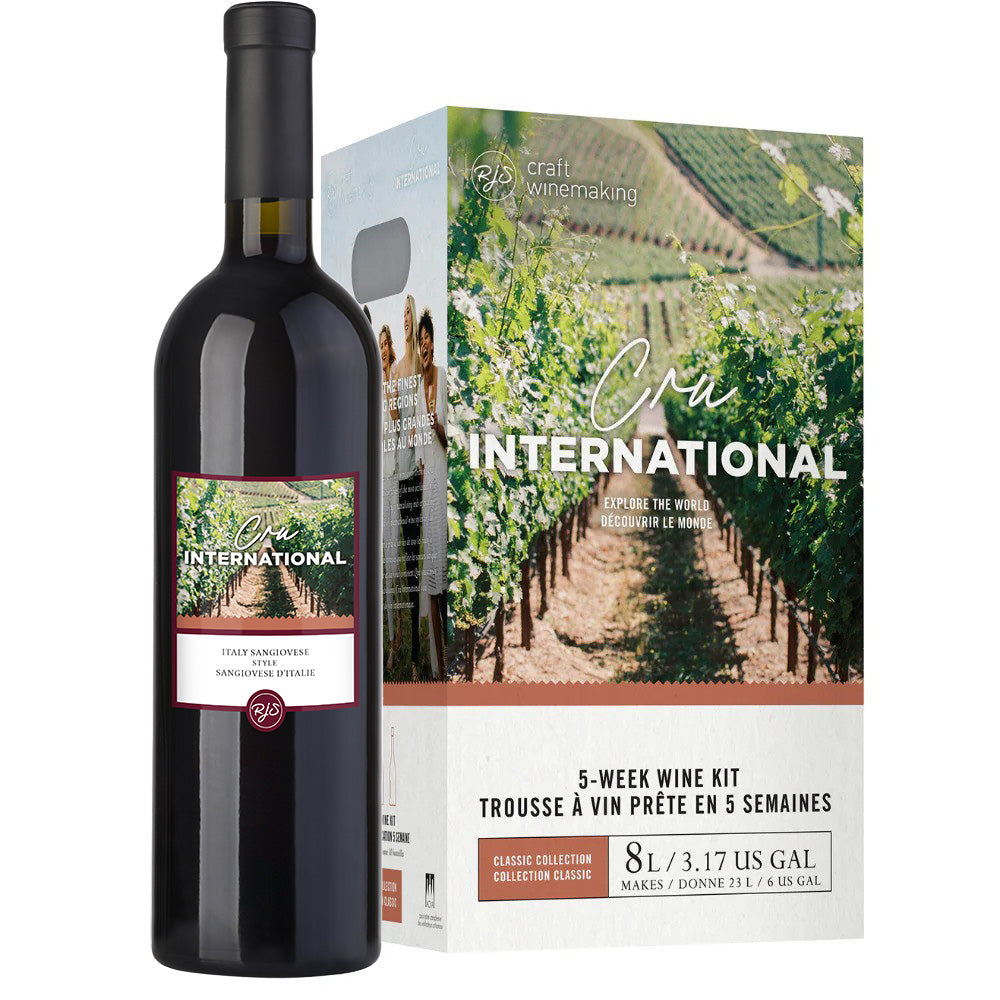 RJS Cru International Series Wine Kit – Italy Sangiovese