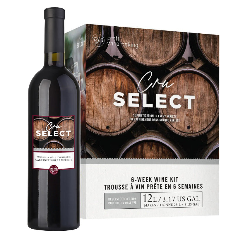 RJS Cru Select Series Wine Kit – Australia Style Cabernet Shiraz Merlot