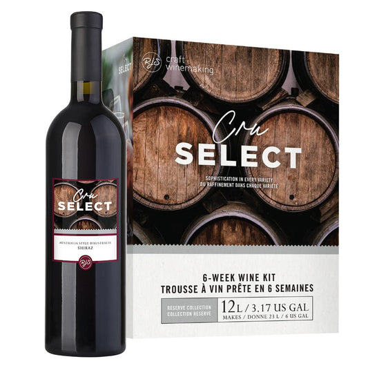 RJS Cru Select Series Wine Kit – Australia Style Shiraz
