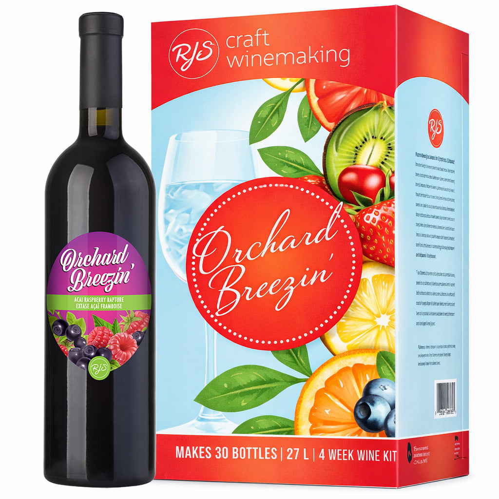 RJS Orchard Breezin Wine Kit – Acai Raspberry Rapture
