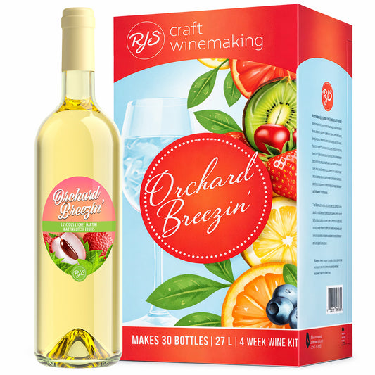 RJS Orchard Breezin Wine Kit – Luscious Lychee Martini