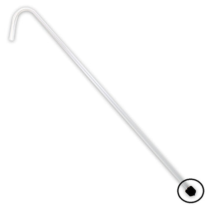 Racking Cane Replacement Tip – 3/8" Black Plastic End Cap