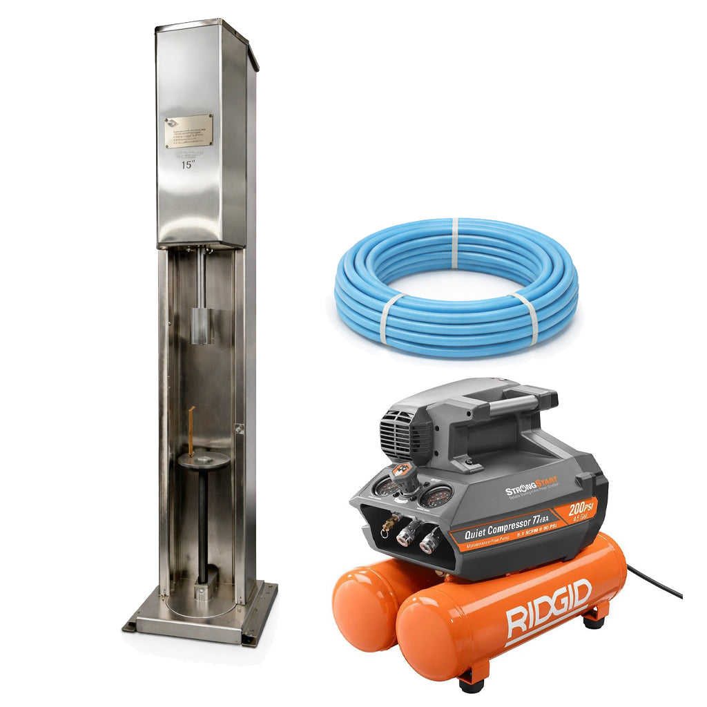 Semi-Automatic Corker and Strong Start Compressor Industrial Wine Making Equipment