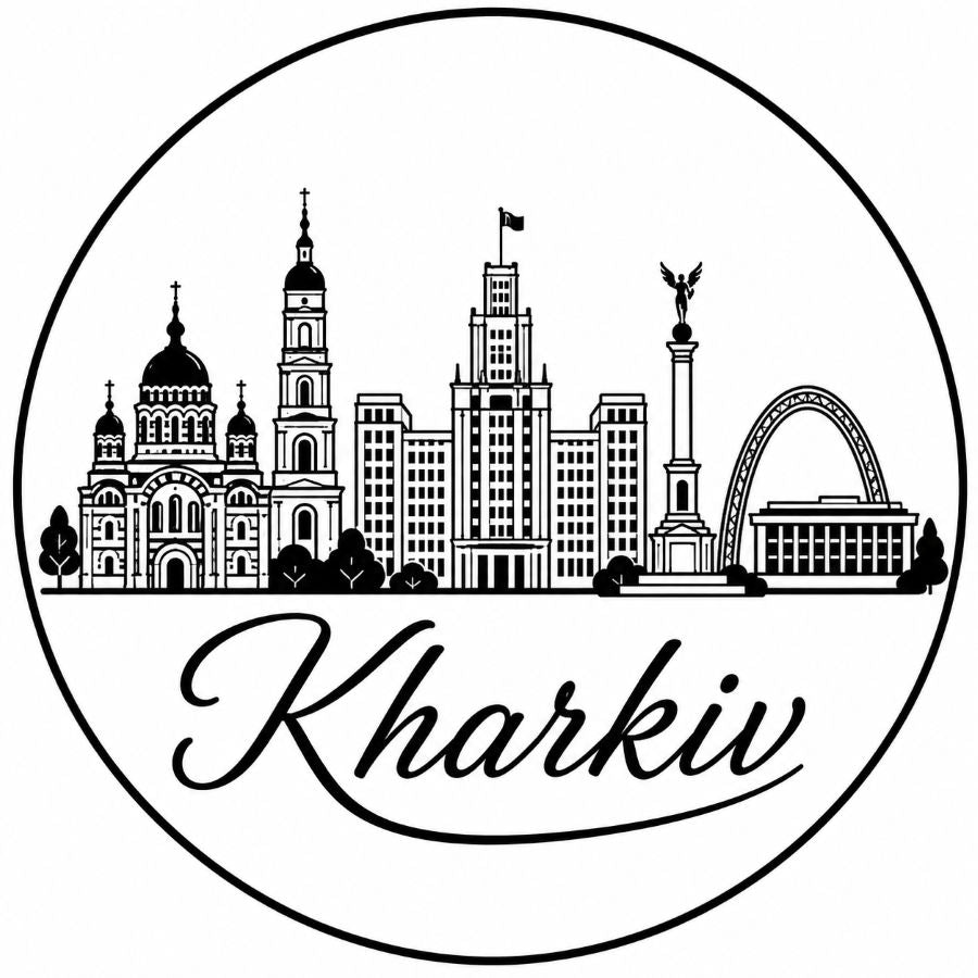 Ukrainian City Coasters – Laser Engraved Cork, Wood & Slate Stone | Kyiv, Lviv, Odesa & Kharkiv