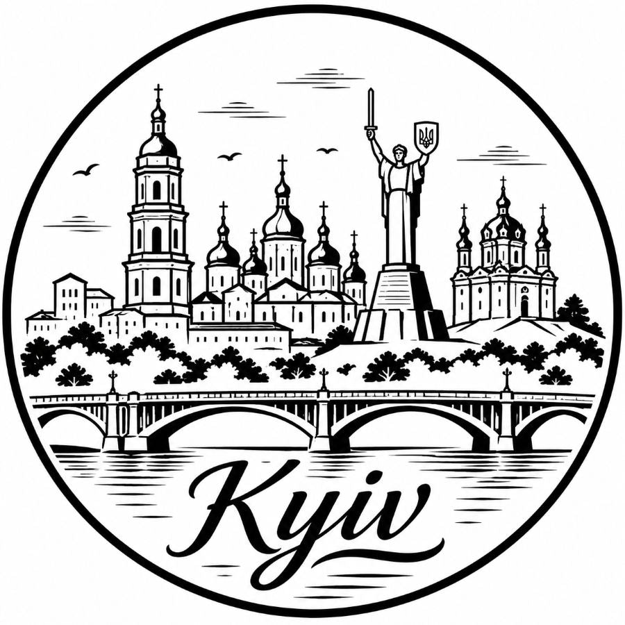 Ukrainian City Coasters – Laser Engraved Cork, Wood & Slate Stone | Kyiv, Lviv, Odesa & Kharkiv