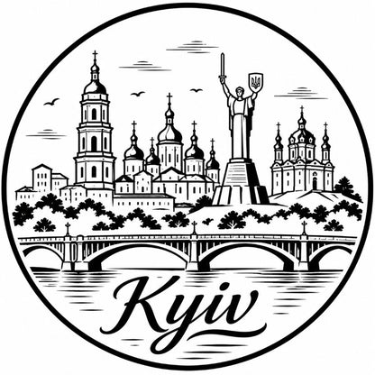 Ukrainian City Coasters – Laser Engraved Cork, Wood & Slate Stone | Kyiv, Lviv, Odesa & Kharkiv
