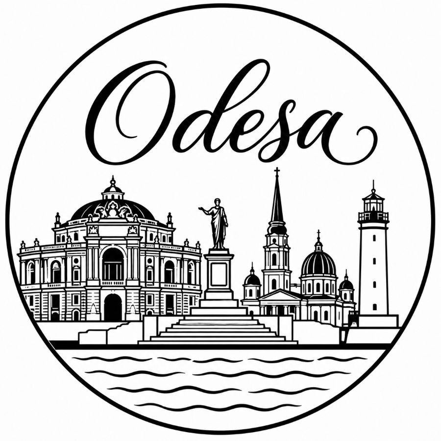 Ukrainian City Coasters – Laser Engraved Cork, Wood & Slate Stone | Kyiv, Lviv, Odesa & Kharkiv