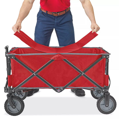 Uline Red Utility Wagon