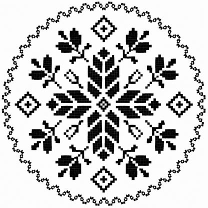 Ukrainian Vyshyvanka Laser Engraved Coasters – Cork, Wood & Slate Stone Drink Coasters | Individual or Mixed Set of 4 with Optional Holder