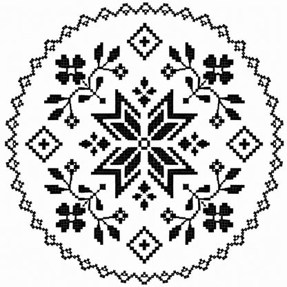 Ukrainian Vyshyvanka Laser Engraved Coasters – Cork, Wood & Slate Stone Drink Coasters | Individual or Mixed Set of 4 with Optional Holder