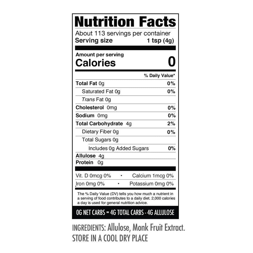 Wholesome Yum Besti Nutrition Info