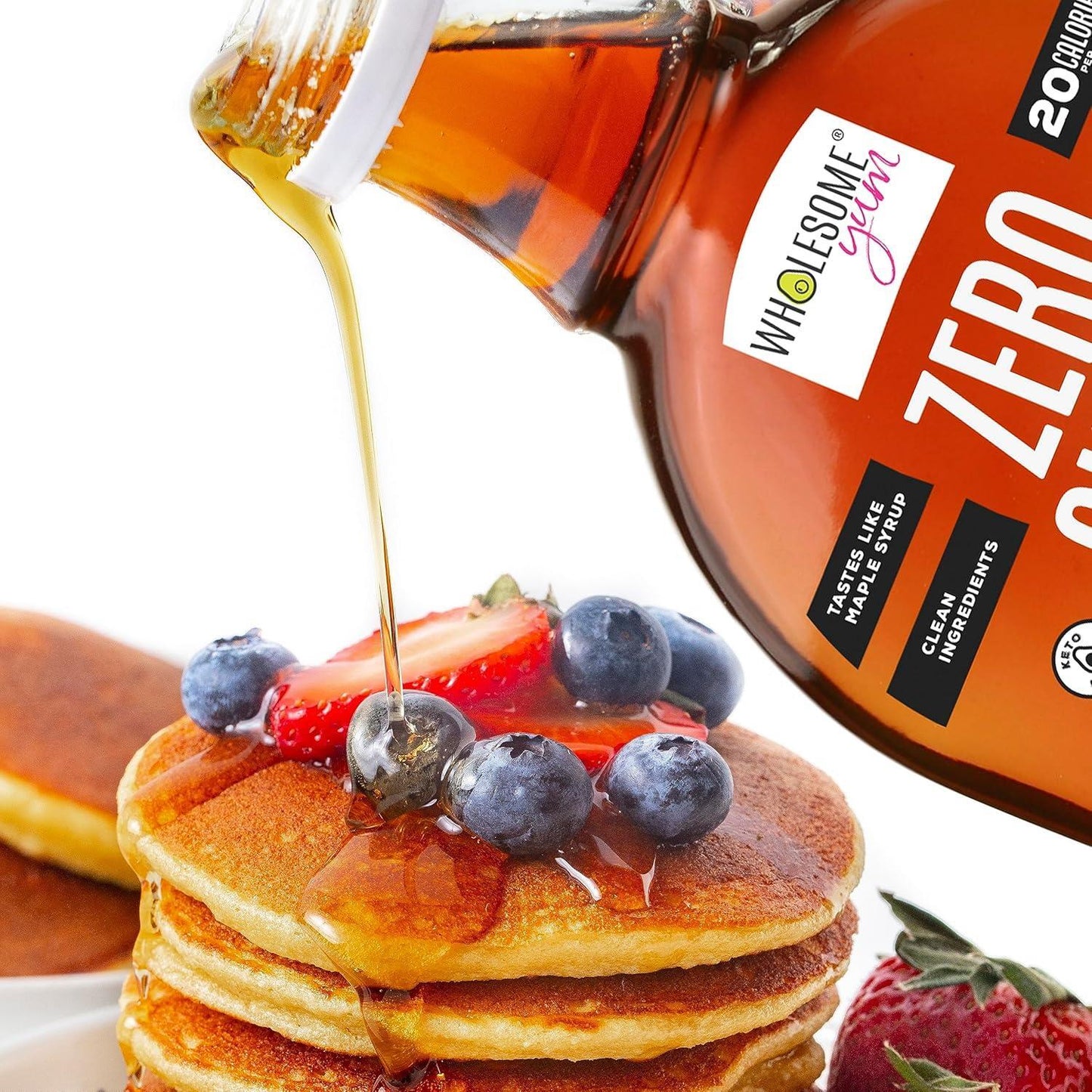Wholesome Yum Maple Syrup Pancakes