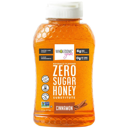 Wholesome Yum Zero Sugar Honey Substitute with Allulose – Keto, Low Carb (11 oz)