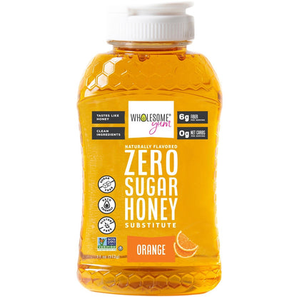 Wholesome Yum Zero Sugar Honey Substitute with Allulose – Keto, Low Carb (11 oz)