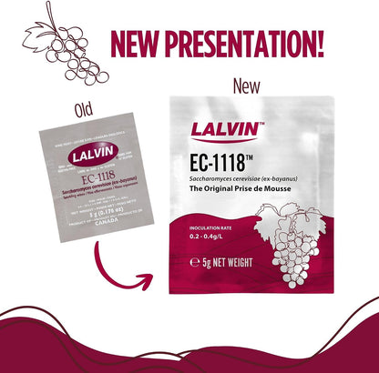 Lalvin Wine Yeast New Look