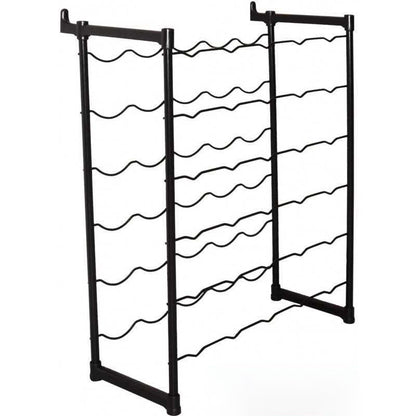 Ferrari Modular Metal Wine Rack – 30 Bottle Painted Steel Wine Storage
