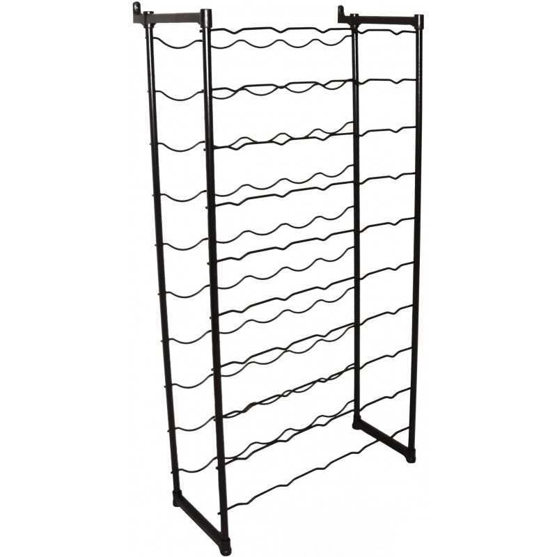 Ferrari Modular Metal Wine Rack – 50 Bottle Painted Steel Wine Storage Rack
