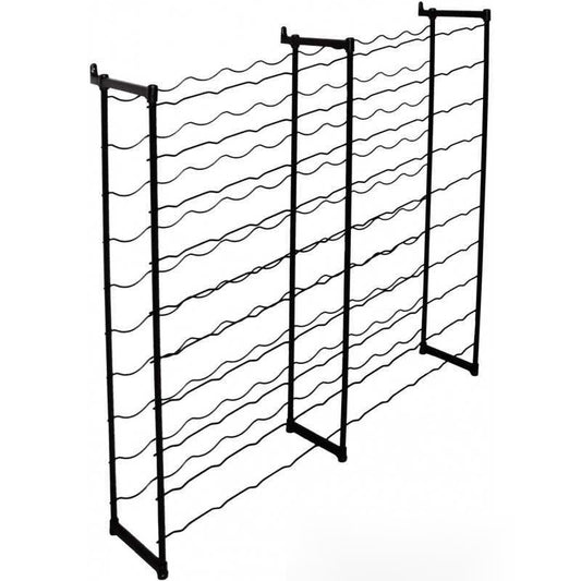 Ferrari Modular Metal Wine Rack – 100 Bottle Painted Steel Wine Storage Rack