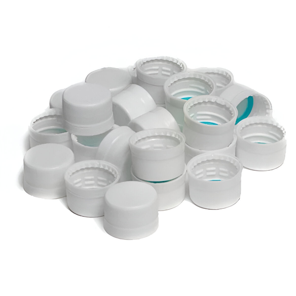 Plastic Bottle Screw-on Caps (24 Pack)