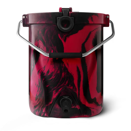 Brumate BackTap Red and Black Swirl