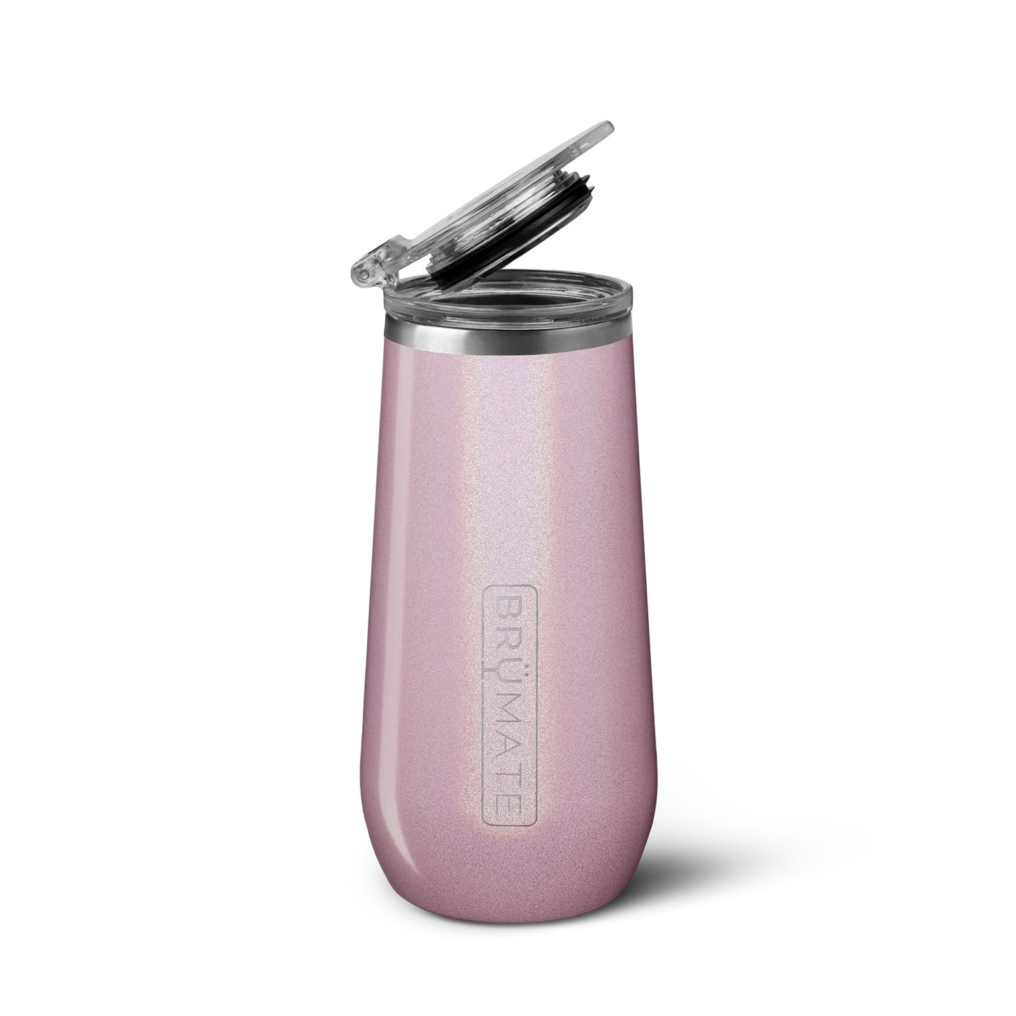 Brumate Champagne Flute Glitter Blush