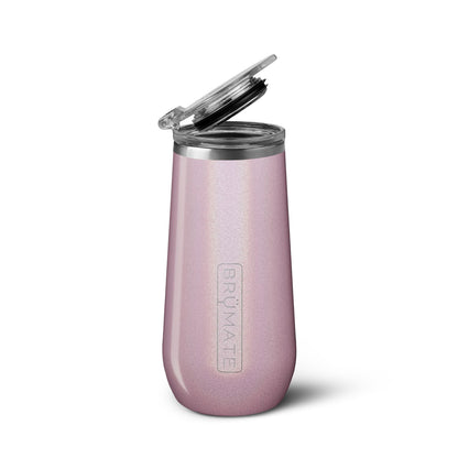 Brumate Champagne Flute Glitter Blush