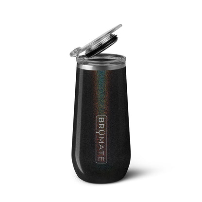 Brumate Champagne Flute Glitter Charcoal