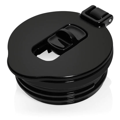 Brumate Champagne Flute Straw Lid Black