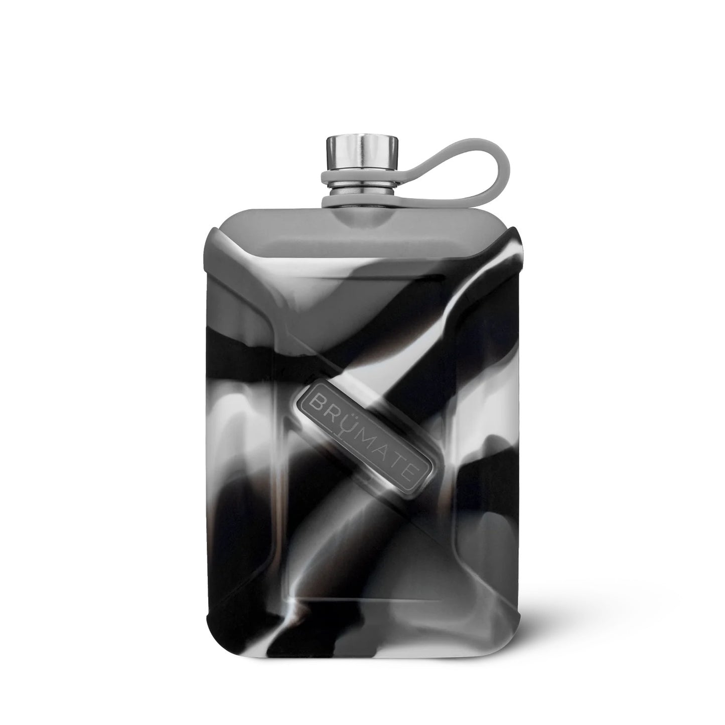 Brumate Liquor Canteen Matte Gray Camo Swirl