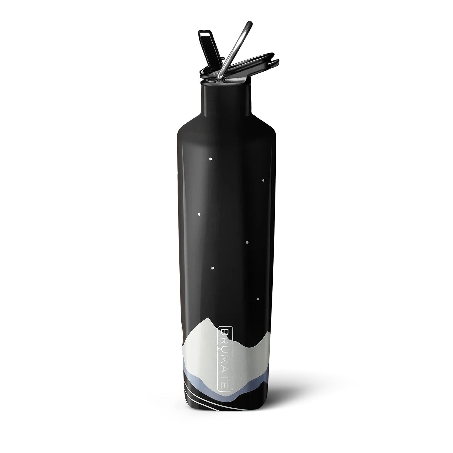 Bouteille d'eau pailletée en acier inoxydable à Bouteille d'eau pailletée en acier inoxydable à