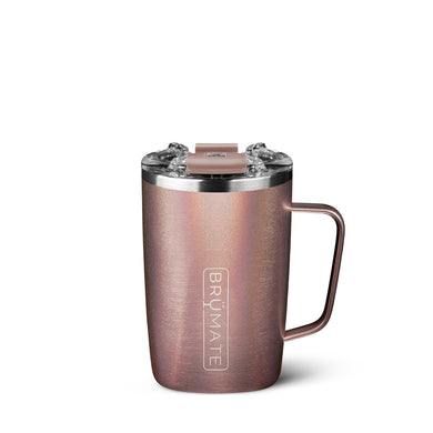 Brumate Toddy 16oz Glitter Rose Gold