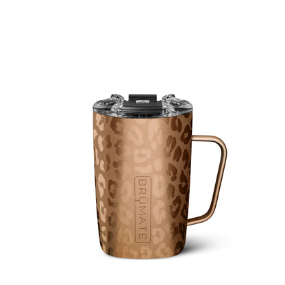 Brumate Toddy 16oz Gold Leopard