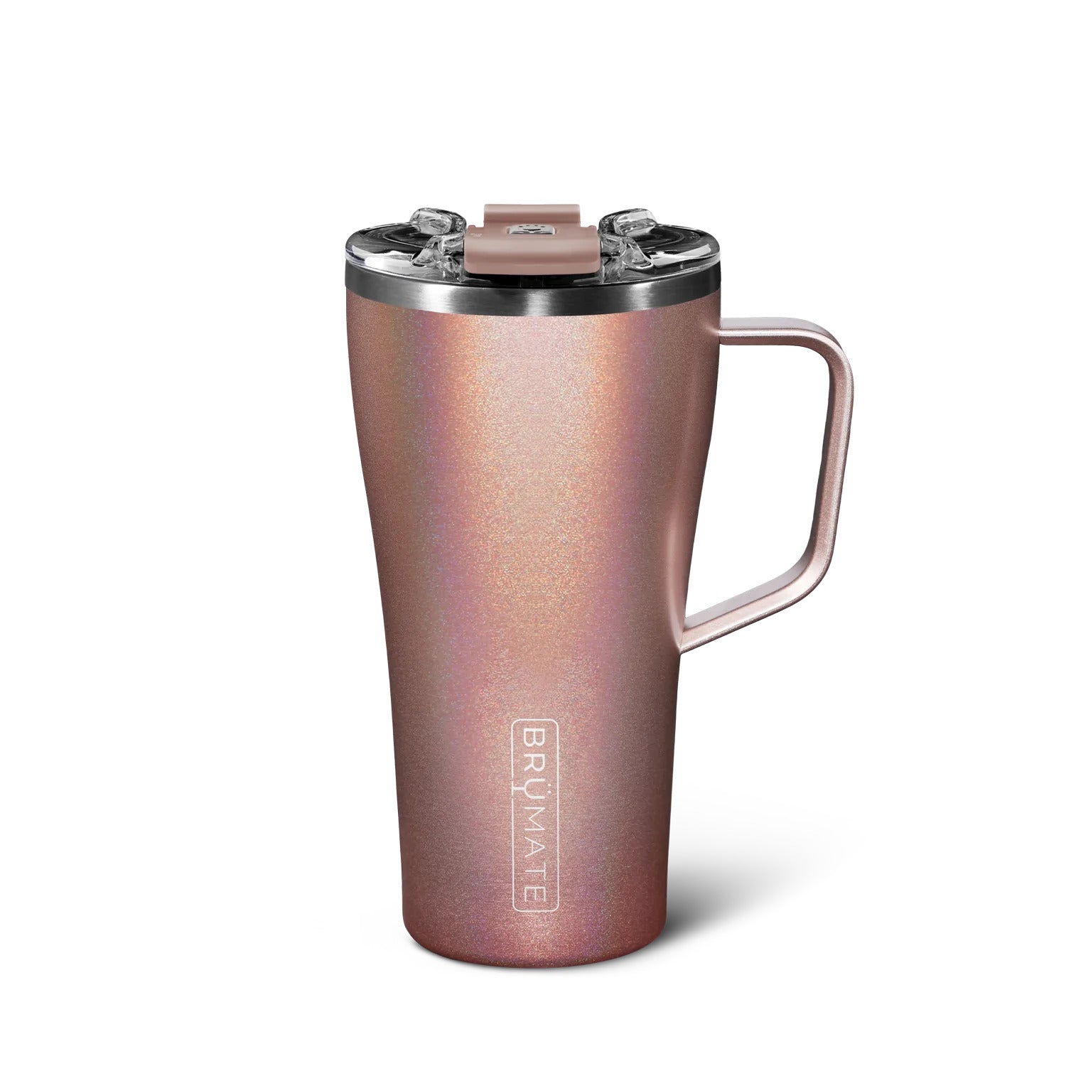 Brumate Toddy 22oz Glitter Rose Gold