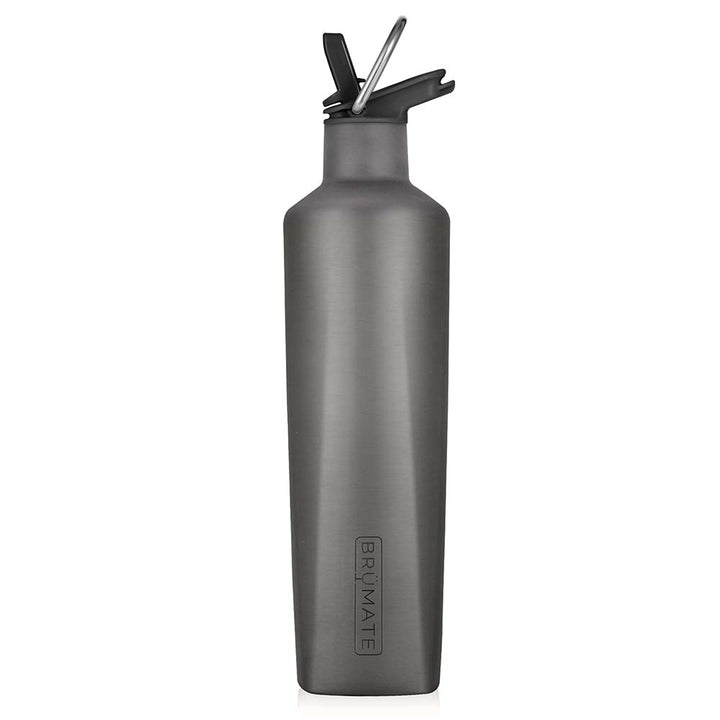 Brumate Rehydration Bottle Black Stainless