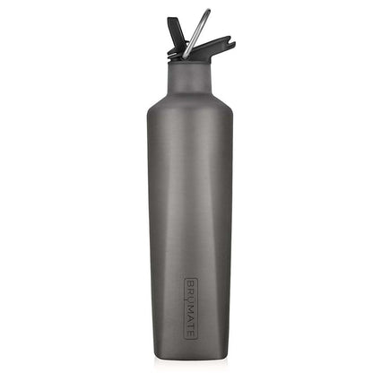 Brumate Rehydration Bottle Black Stainless