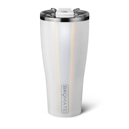 Brumate Nav 32oz Glitter White