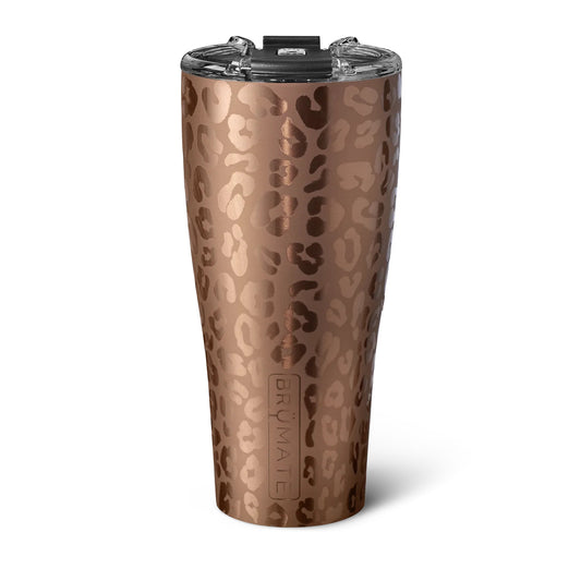 Brumate Nav 32oz Gold Leopard