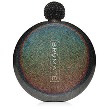 Load image into Gallery viewer, Brumate Flask Glitter Charcoal 5oz
