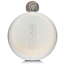 Load image into Gallery viewer, Brumate Flask Glitter White 5oz
