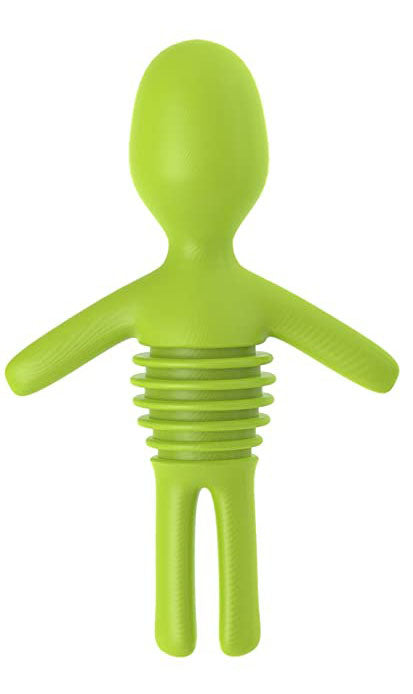 True Brands Bruce Bottle Stopper Green